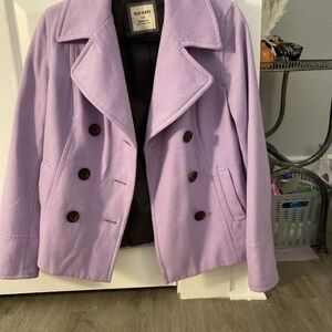 Old Navy Women's Lavender Peacoat